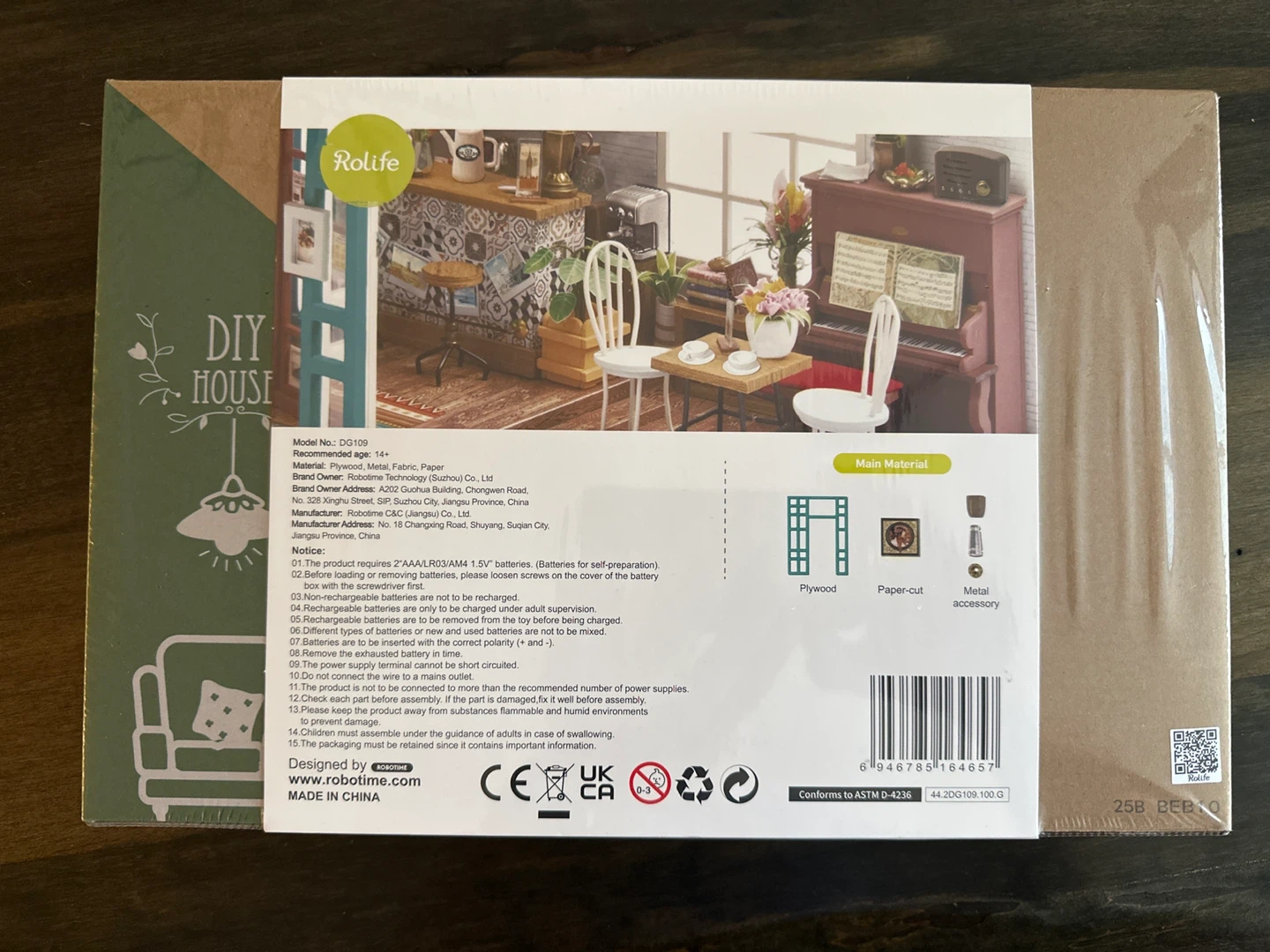 Sealed Rolife DIY Miniature House - Simons Coffee Cafe - photo 2