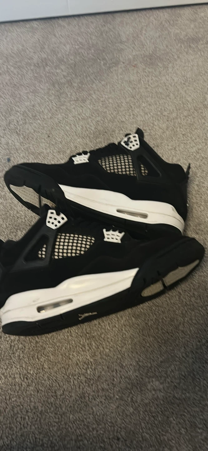 Air Jordan 4 white thunders size 9 - photo 3