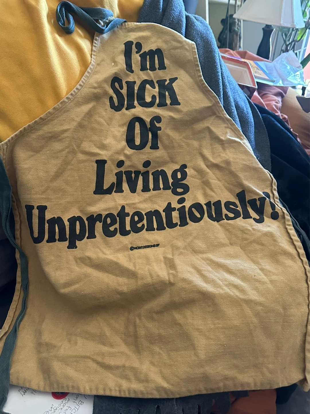 Vintage Now!Designs FUNNY Apron