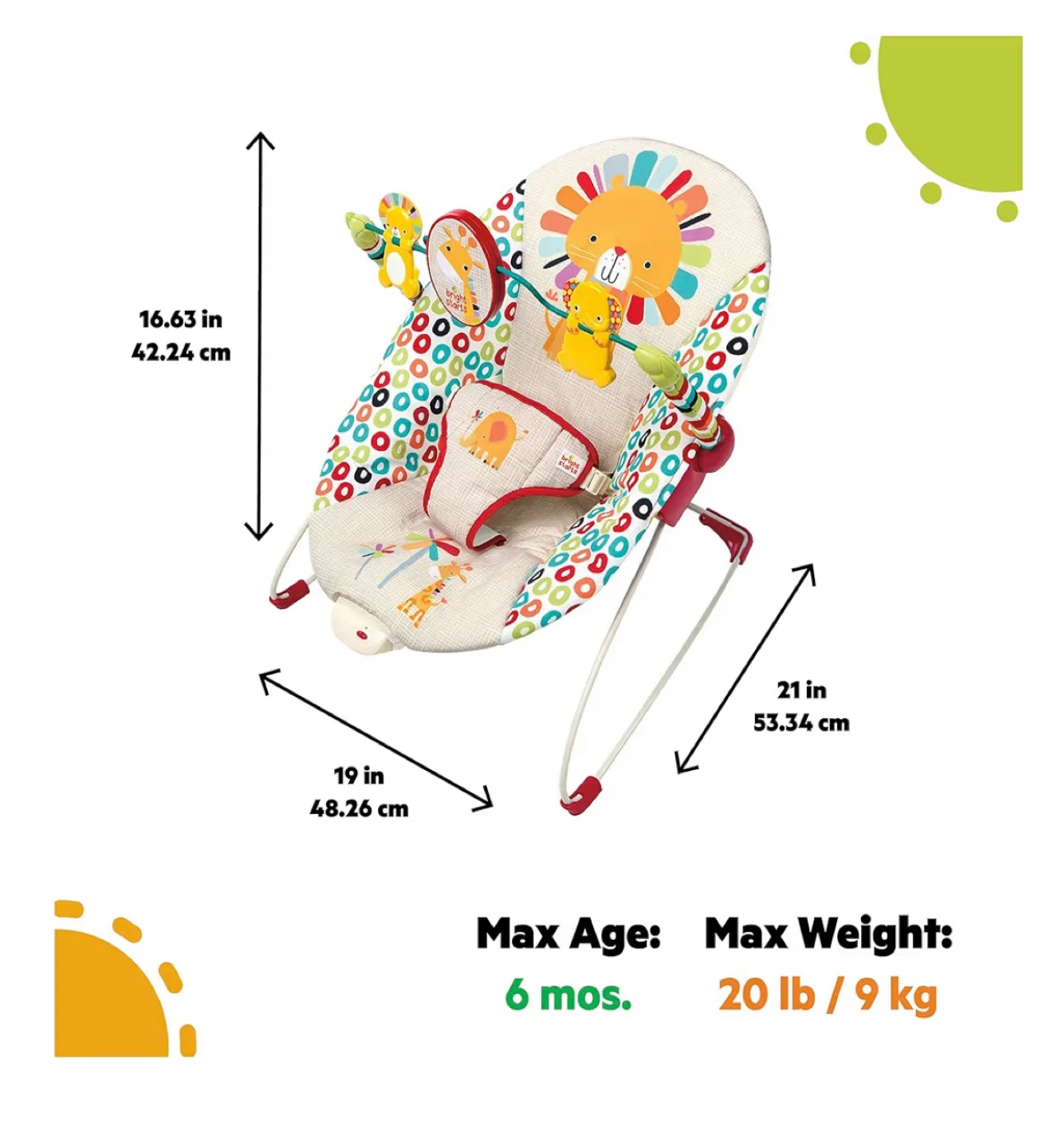 Bright Starts Baby Bouncer - photo 5