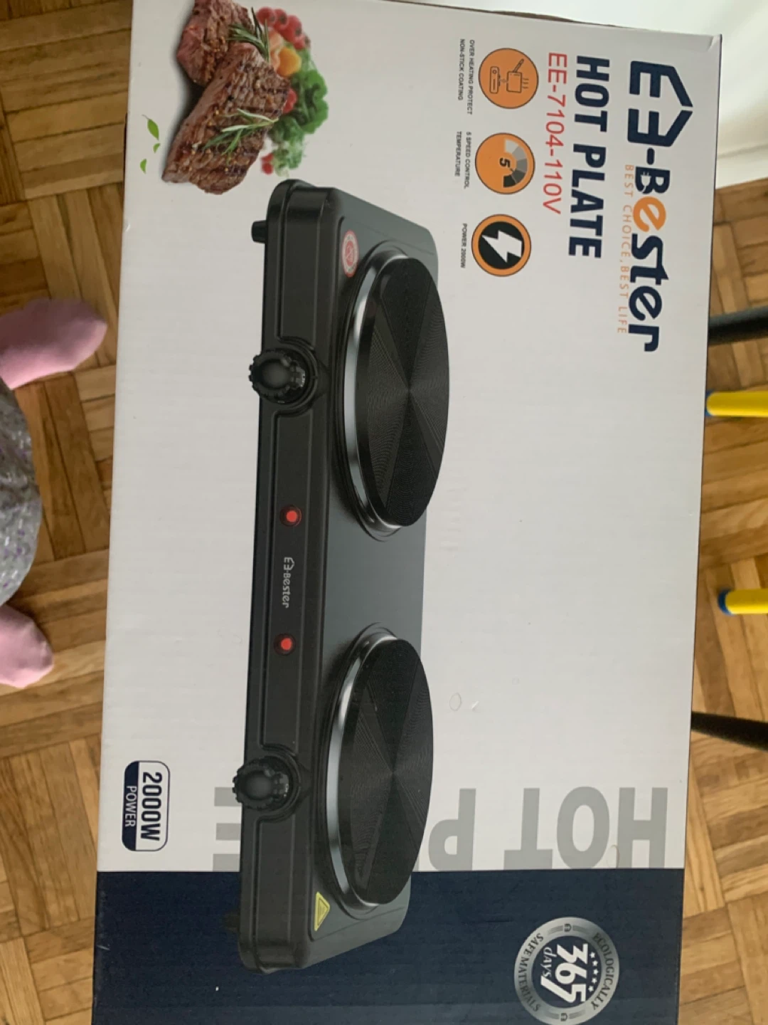 E-Bester Double Burner Hot Plate EE-7104-110V