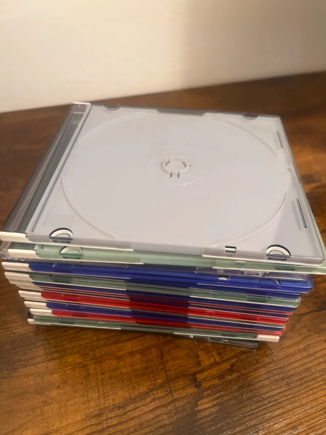 Assorted CD jewel cases