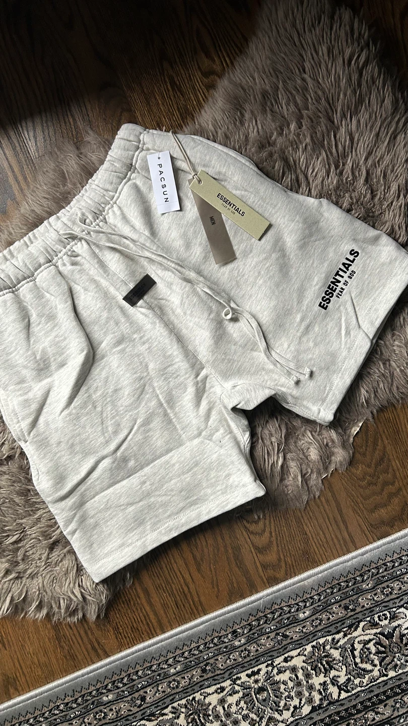 ESSENTIALS Light Oatmeal Fear of God Men's shorts - photo 2