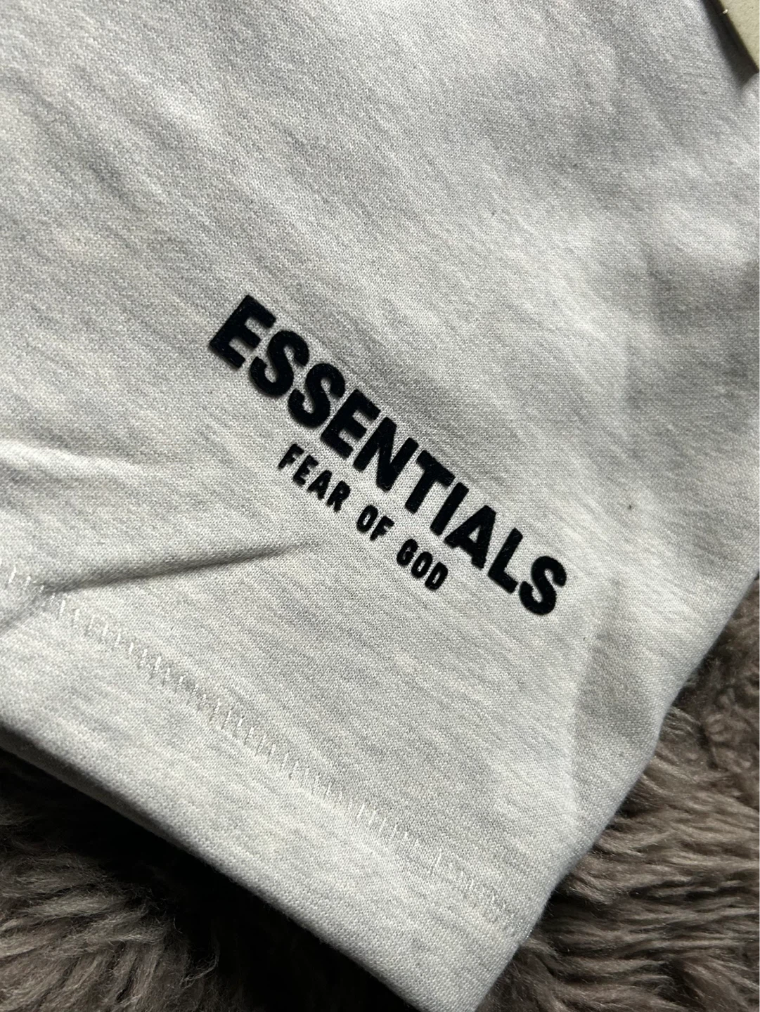 ESSENTIALS Light Oatmeal Fear of God Men's shorts - photo 3
