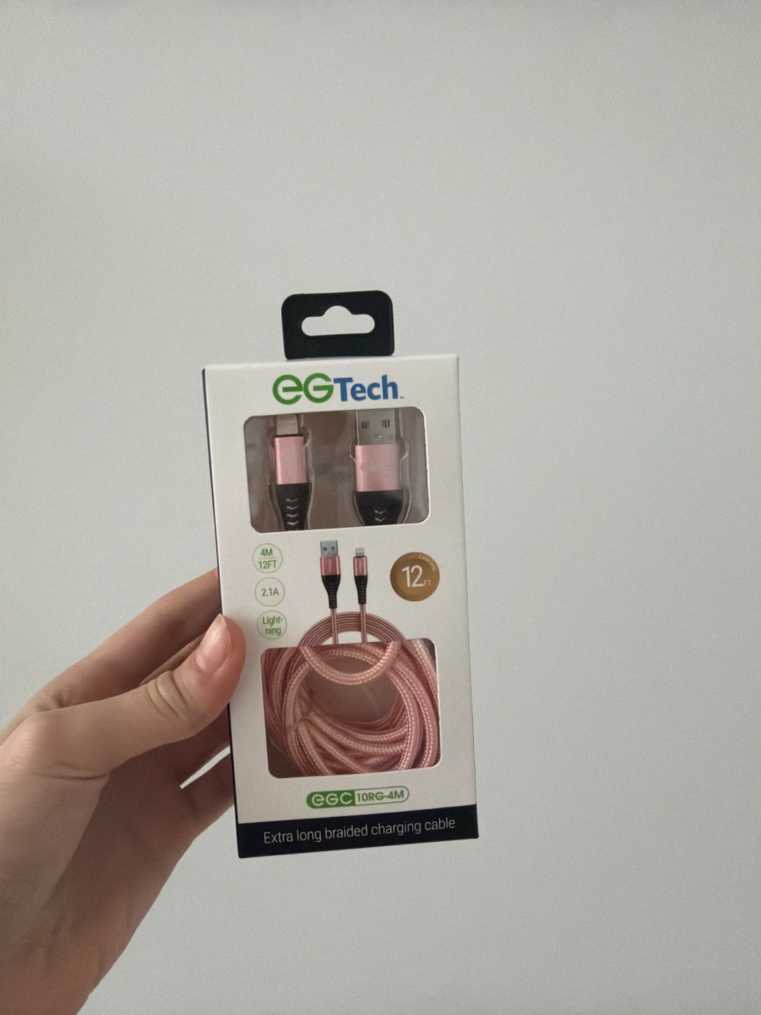 eGTech 12FT USB-C to USB-A Braided Charging Cable