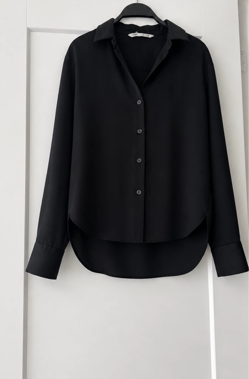 ZARA Black Button-Up Shirt