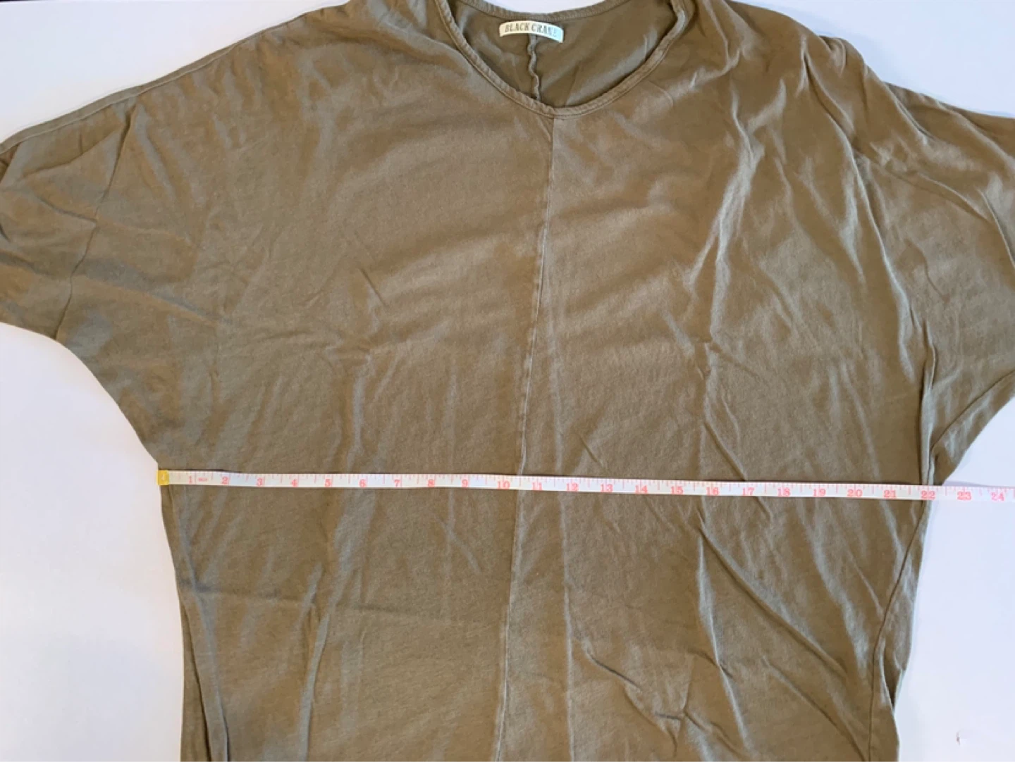 Black Crane Brown Supima Cotton T-Shirt #freecycle - photo 5