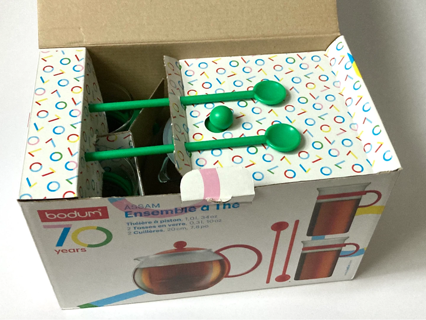 Limited Edition Bodum Tea Set Postmodern/Memphis/Danish Design - photo 4
