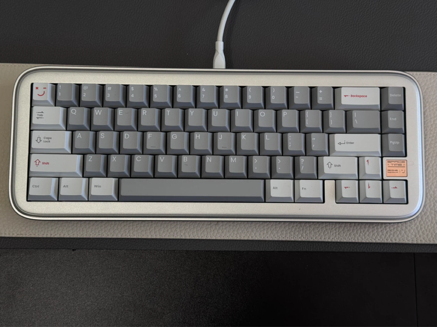 Morgrie Spacetime 65 Wireless Mechanical Keyboard - Silver - photo 3