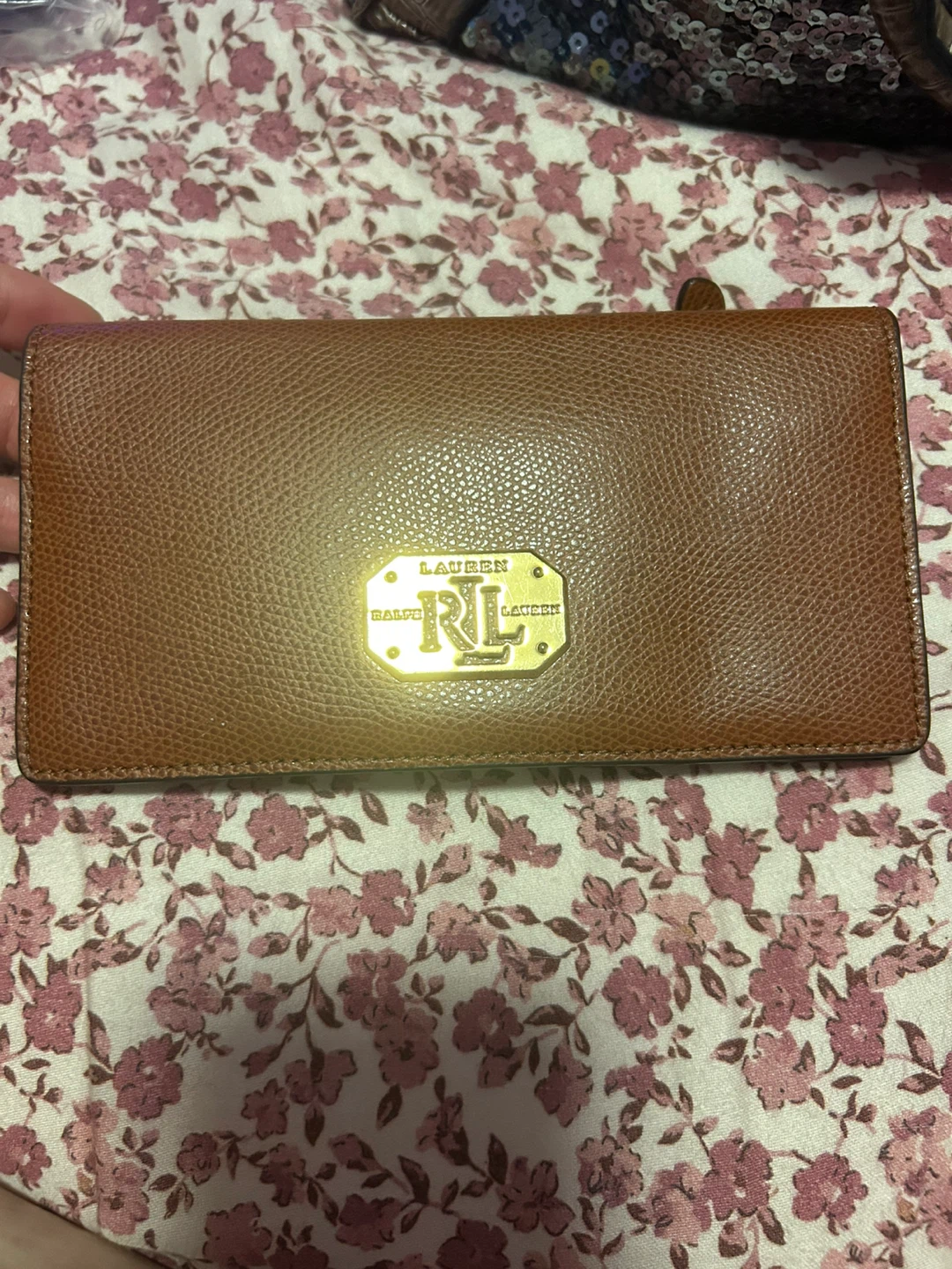 Lauren Ralph Lauren Brown Leather Wallet