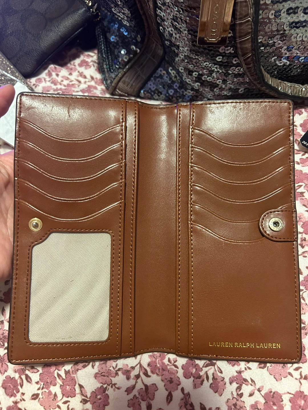 Lauren Ralph Lauren Brown Leather Wallet - photo 2