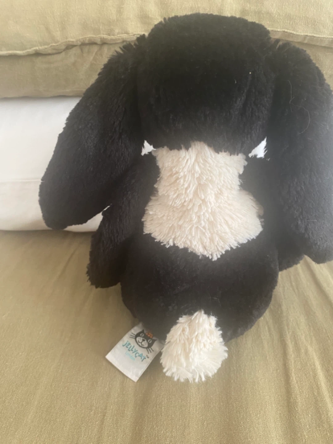 Jellycat Black & White Bunny Plush - photo 2