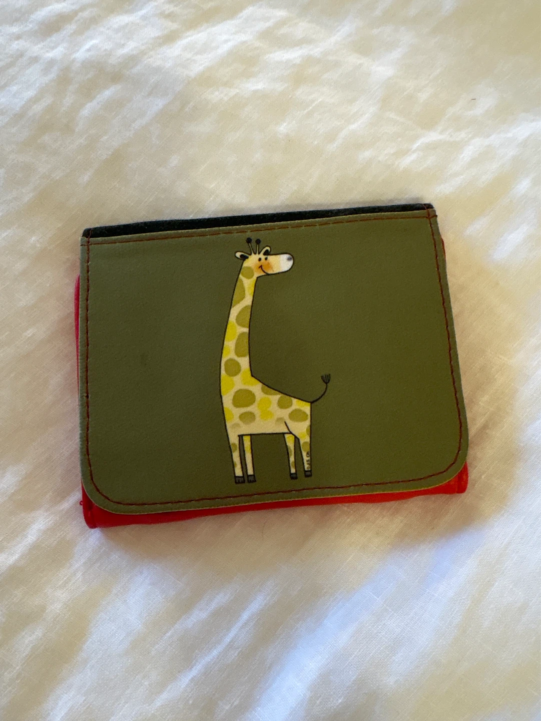 Wallet with Giraffe Design