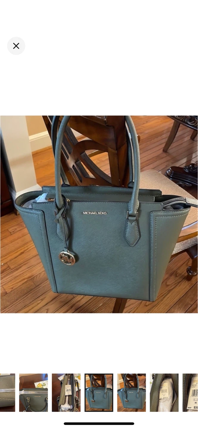 Michael Kors Ayden Tote Bag - Olive Leather - photo 3