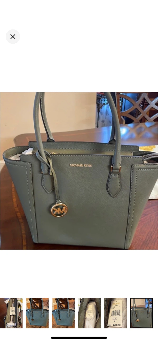 Michael Kors Ayden Tote Bag - Olive Leather