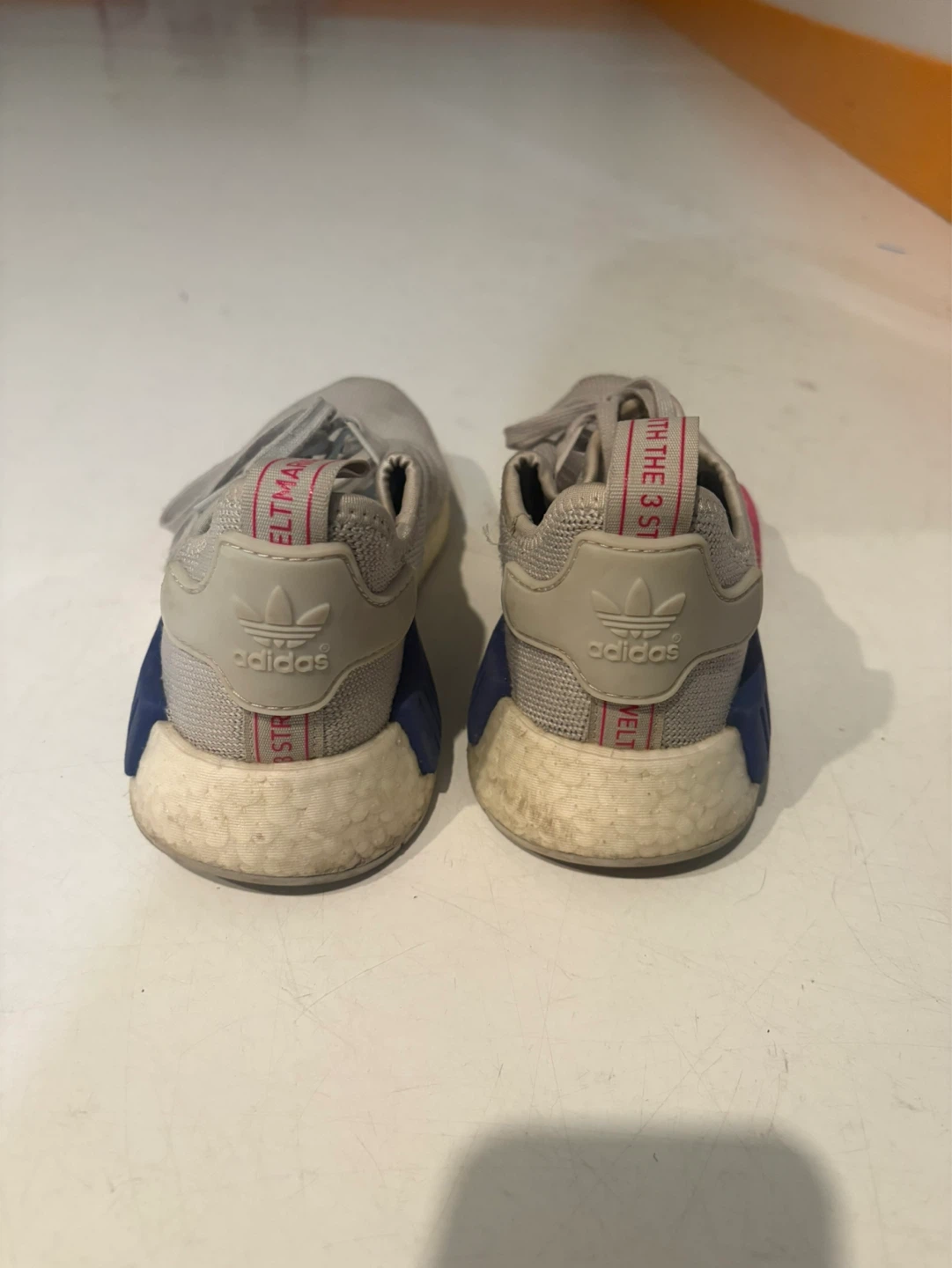 Adidas NMD R1 Grey Pink Blue Shoes - photo 3