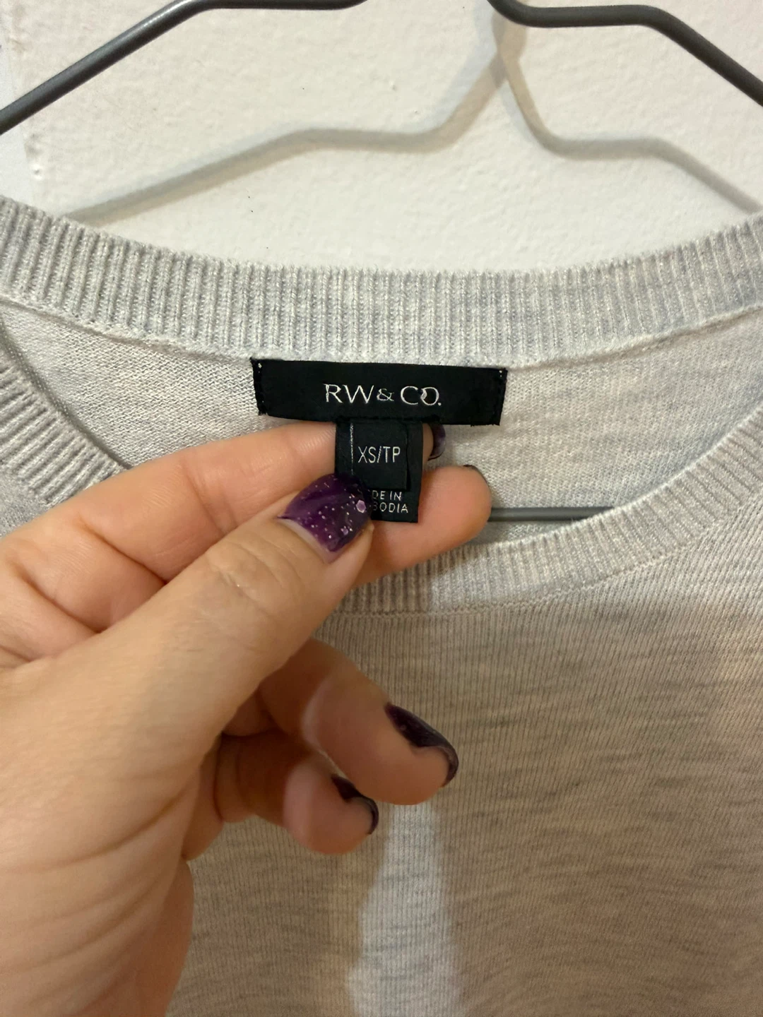 RW&CO. Grey Puff Sleeve Sweater - XS - photo 3