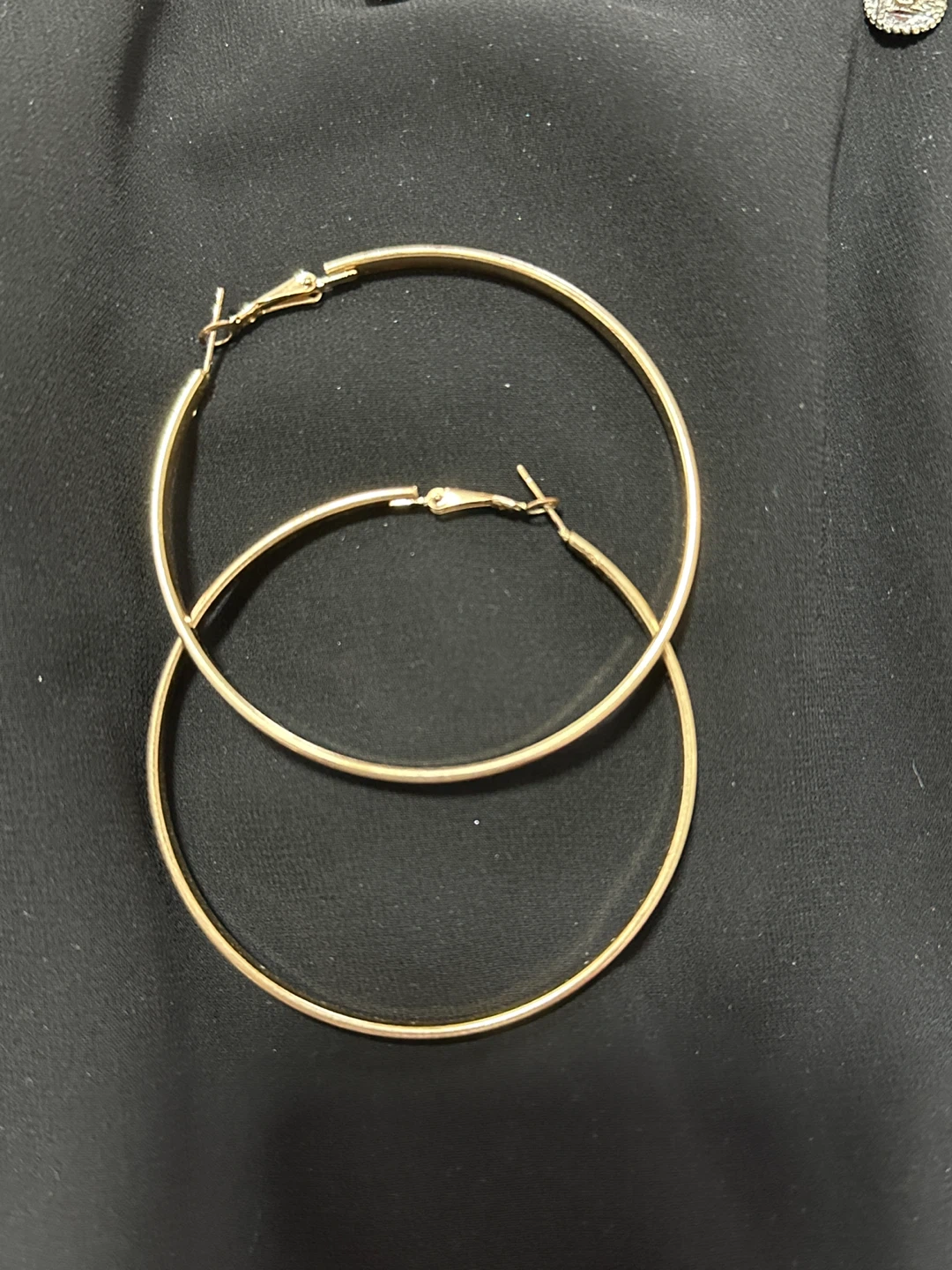 Large Gold Hoop Earrings