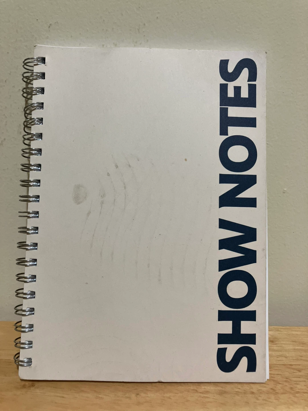 SHOW NOTES Spiral Notebook
