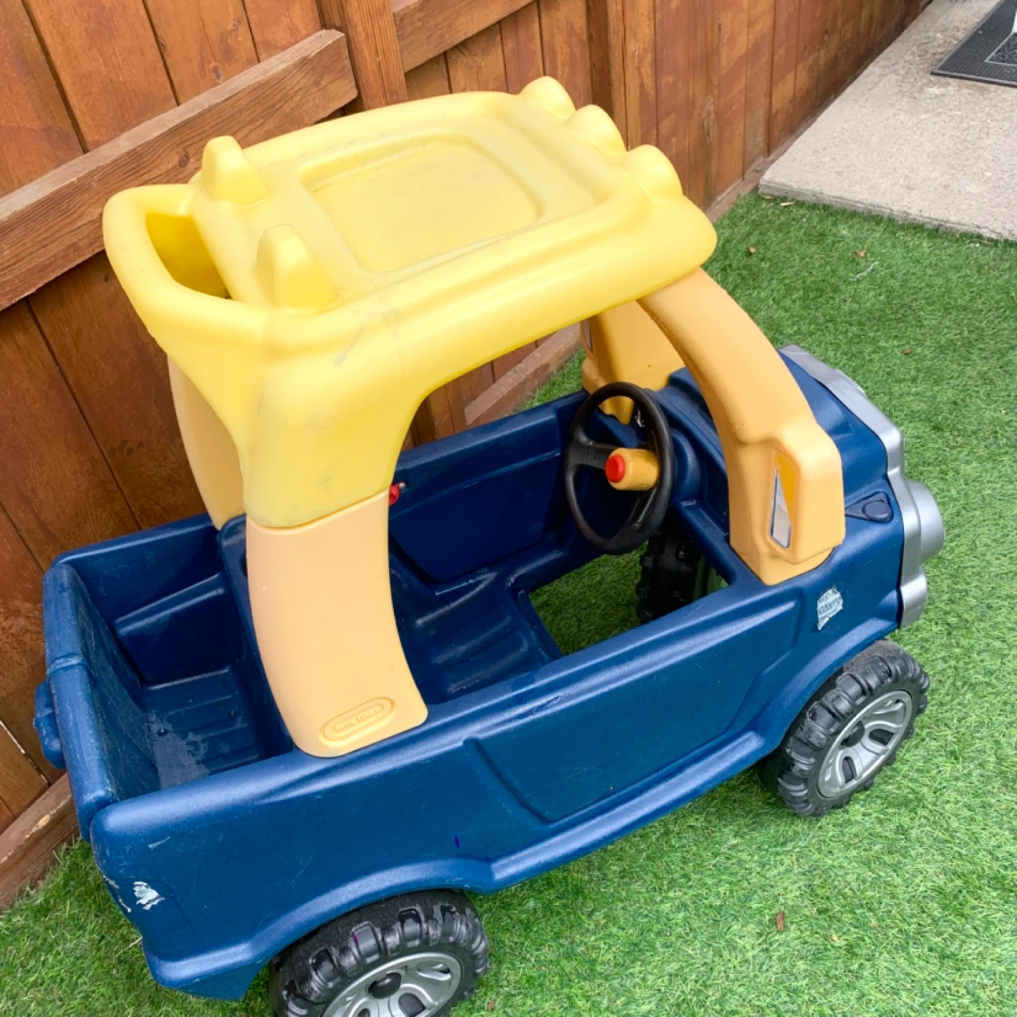 Kids Toys Ride On Toy Little Tikes Cozy Coupe Truck Car Blue - photo 3