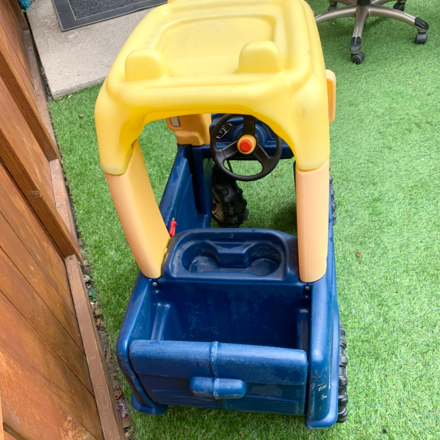 Kids Toys Ride On Toy Little Tikes Cozy Coupe Truck Car Blue - photo 4