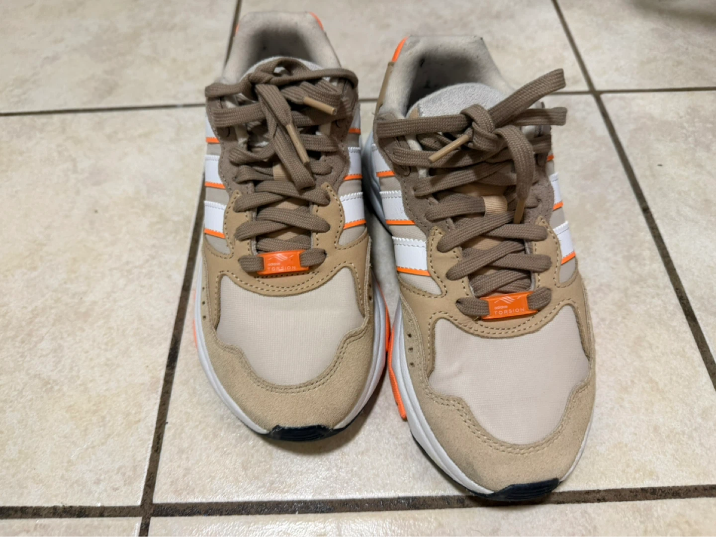 Adidas Torsion Sneakers - Beige/Orange - photo 3