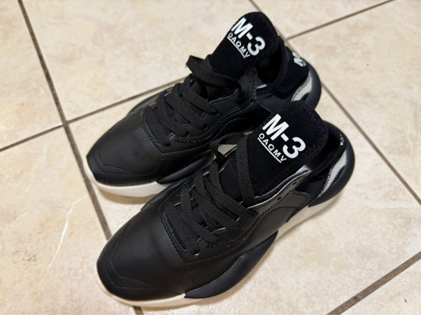 Y-3 M-3 Oaqmv Black Sneakers - Size 6 (235) - photo 2