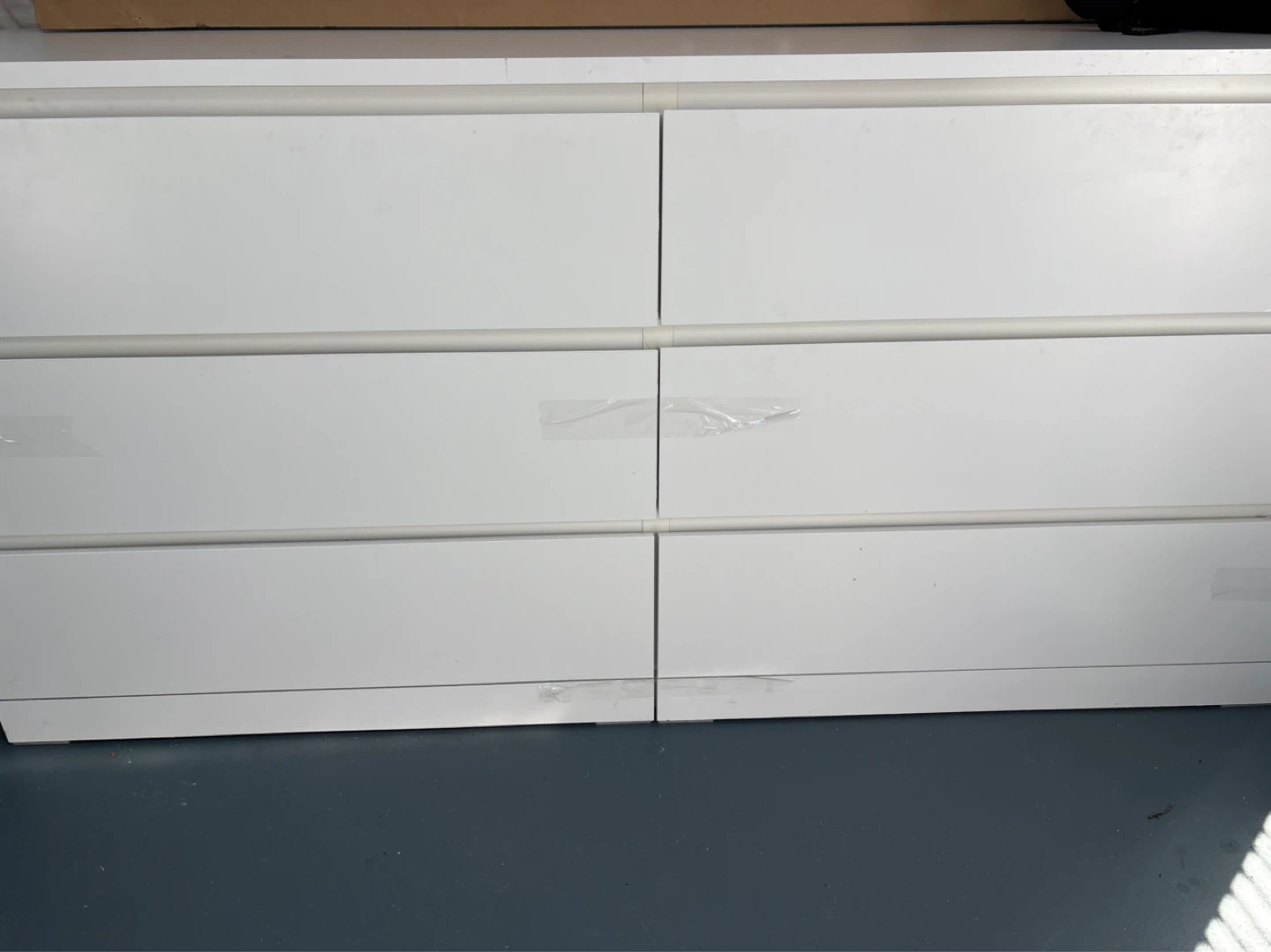 White 6-Drawer Dresser