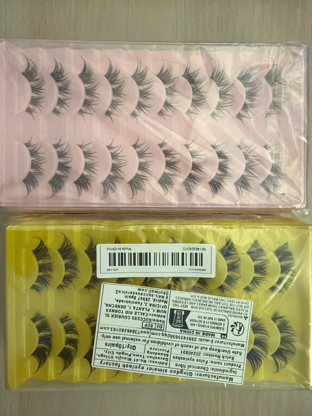 False Eyelashes Pack - 10 Pairs / pack