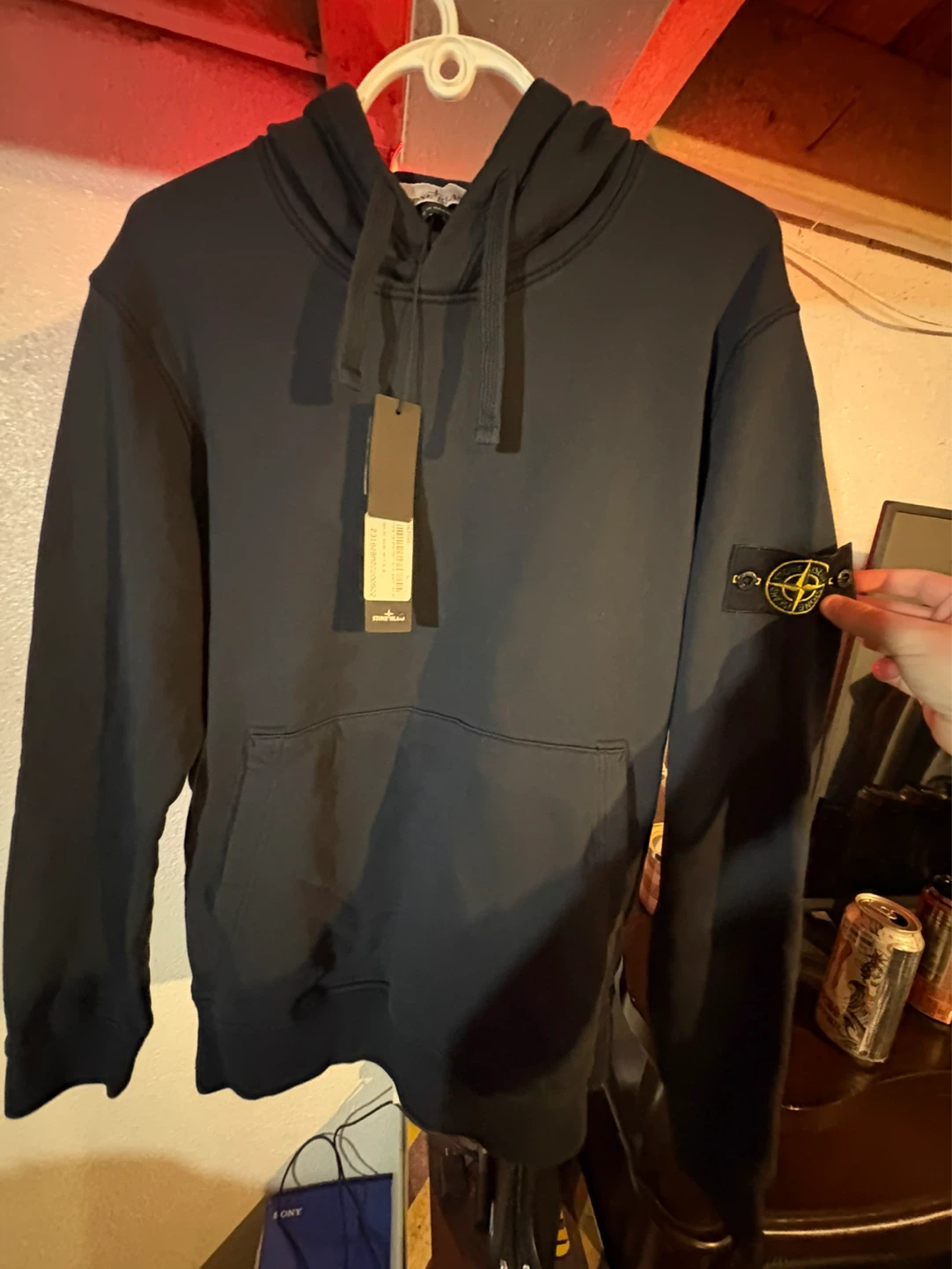 Stone Island Black Hoodie - photo 4