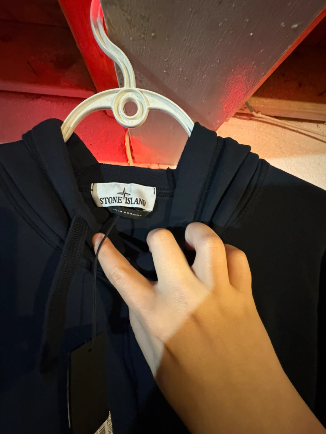 Stone Island Black Hoodie - photo 3