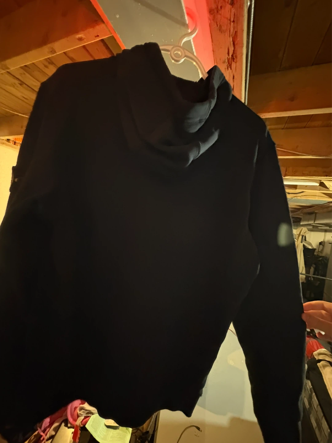 Stone Island Black Hoodie - photo 2