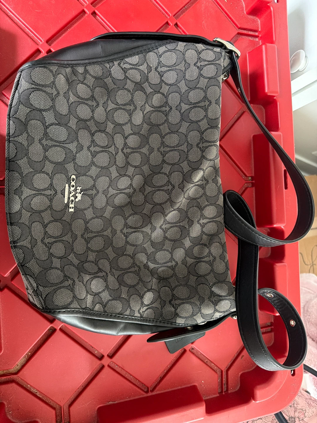 Coach Monogram Shoulder Bag
