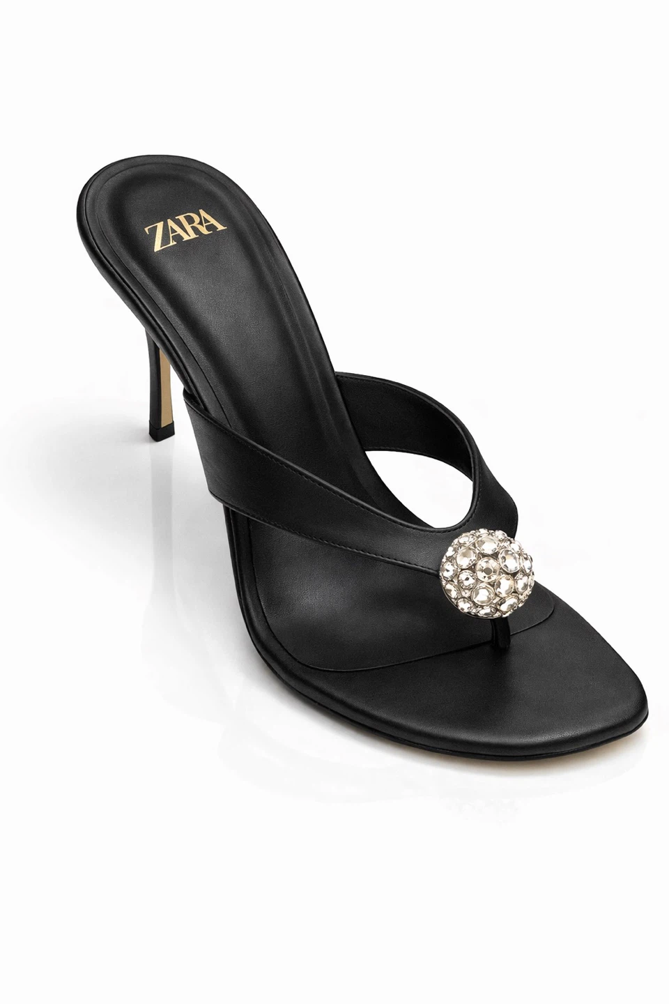 ZARA Women's Black Heeled Sandals - photo 3