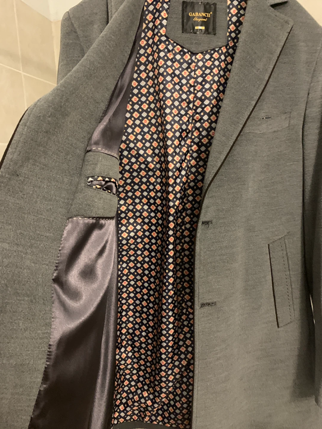 Gabancii Elegant Grey Blazer - photo 5