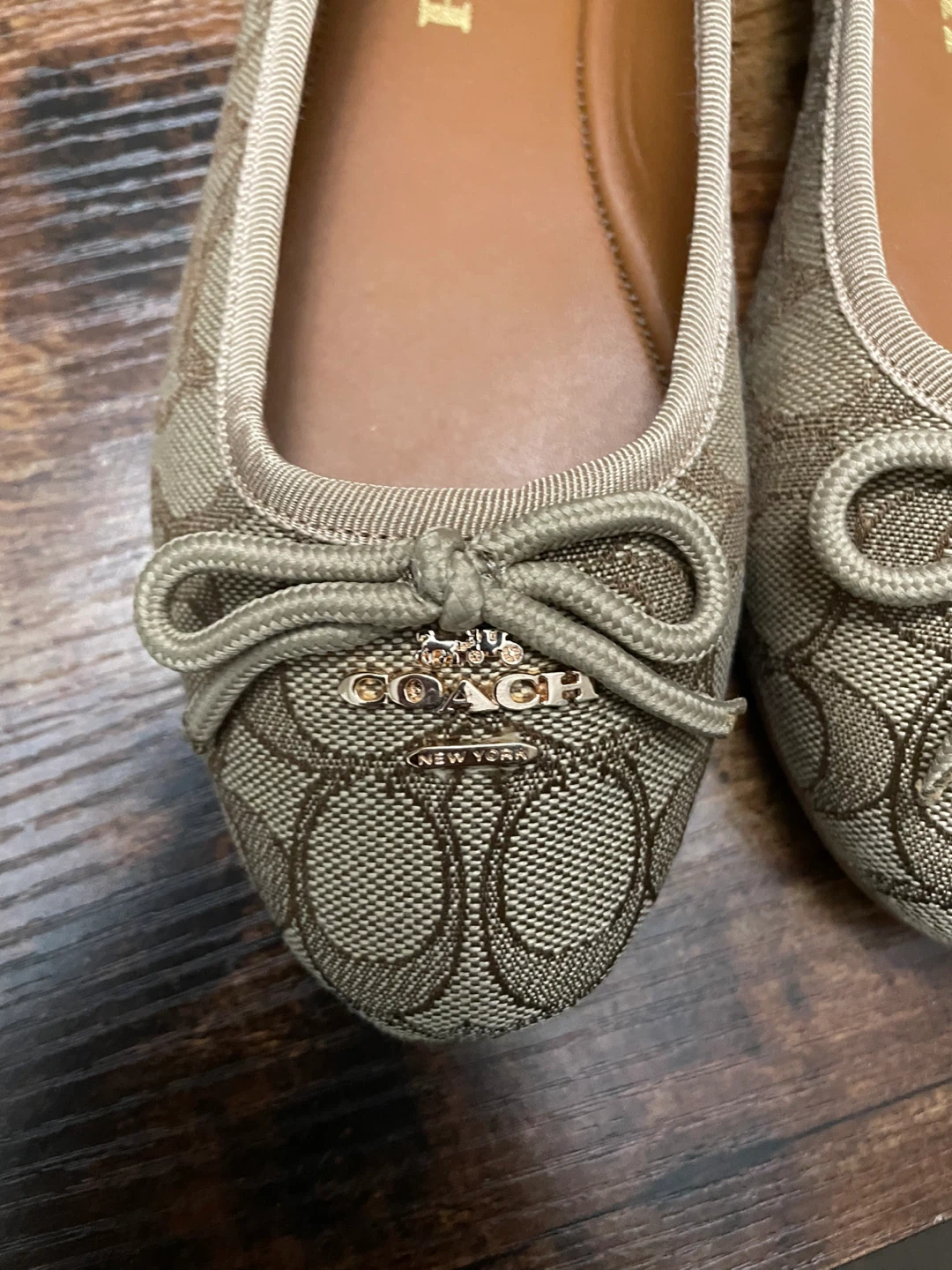 Coach Signature Ballet Flats Size 6.5 - photo 5