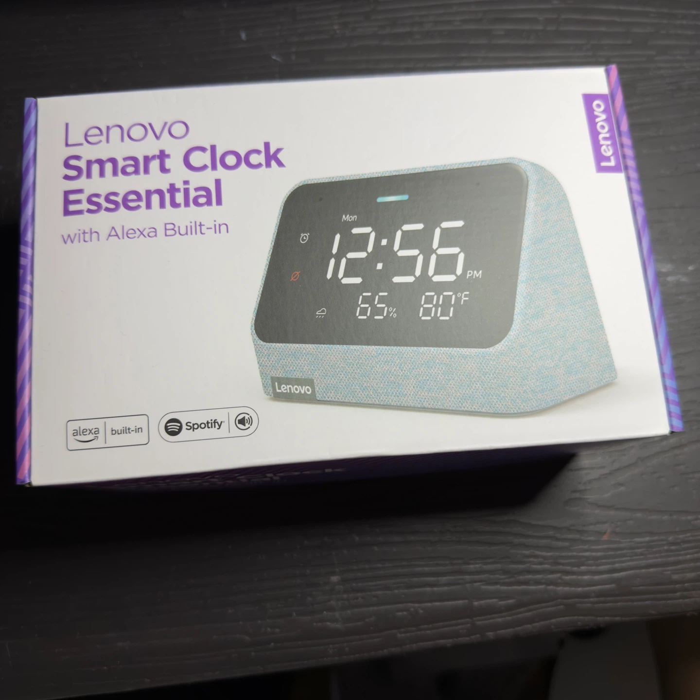 Lenovo Smart Clock Essential with Alexa Built-in - photo 2