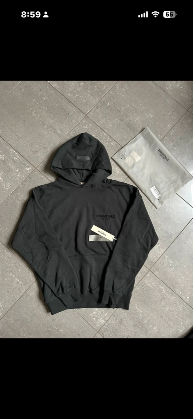 Fear of God Essentials Hoodie - Black