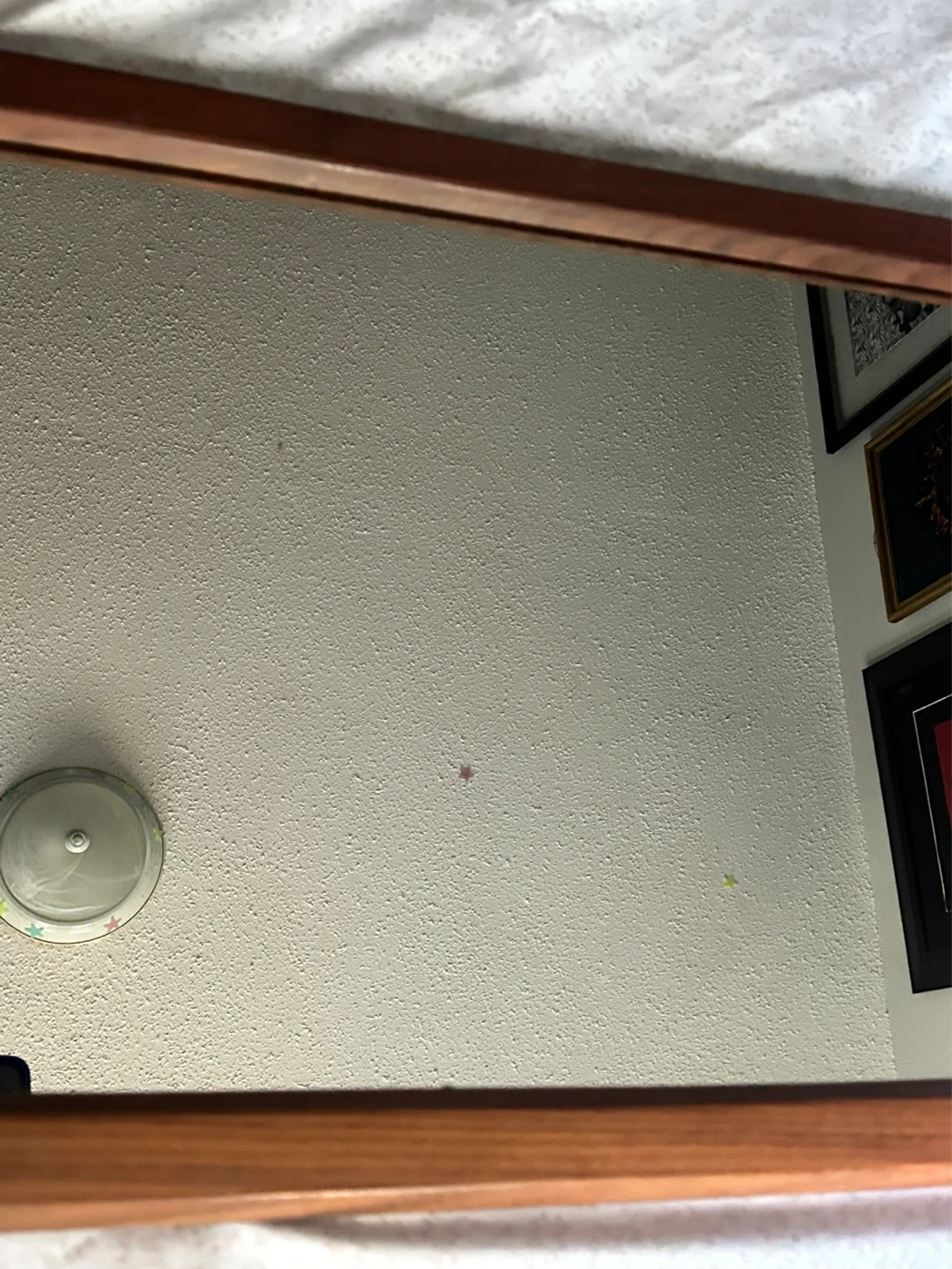 Mid Century Modern Mahogany or Teak Fulk Size mirror - photo 3