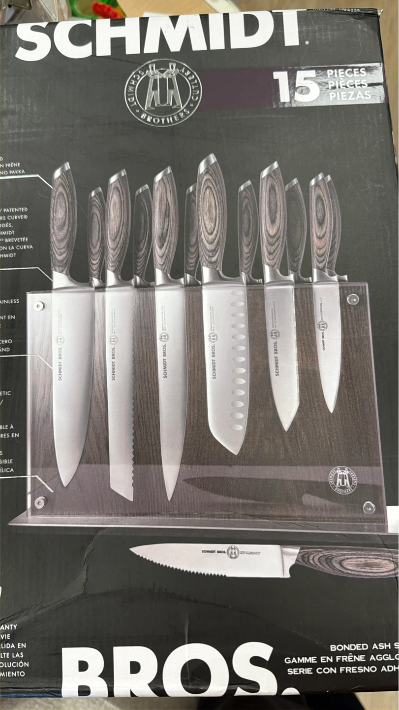 Schmidt Brothers 15-Piece Knife Block Set