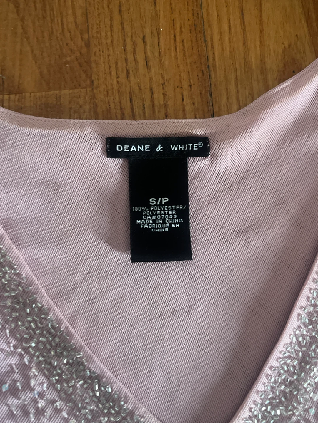 Deane & White beaded tank top S/P - photo 2