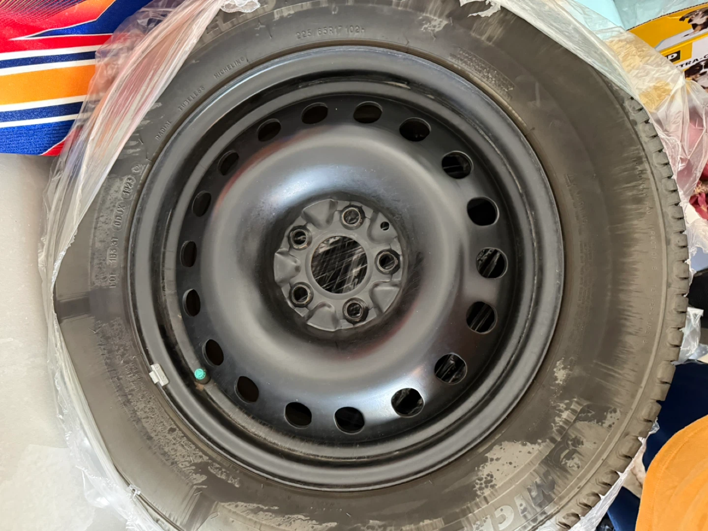 Set of 4 Michelin All Season Tires with steel wheels - photo 2