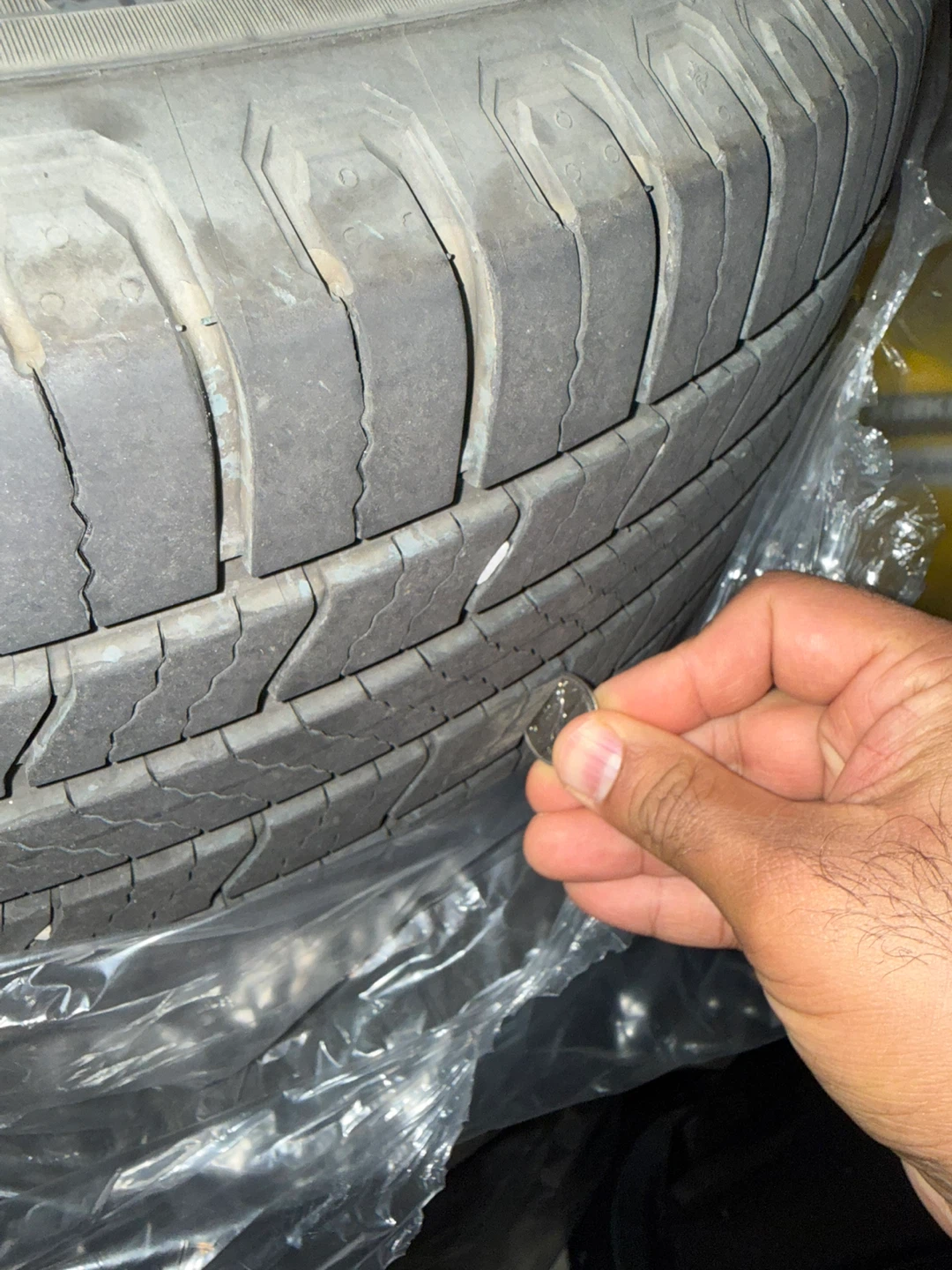 Set of 4 Michelin All Season Tires with steel wheels