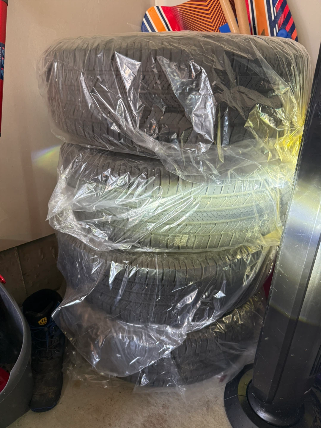 Set of 4 Michelin All Season Tires with steel wheels - photo 3