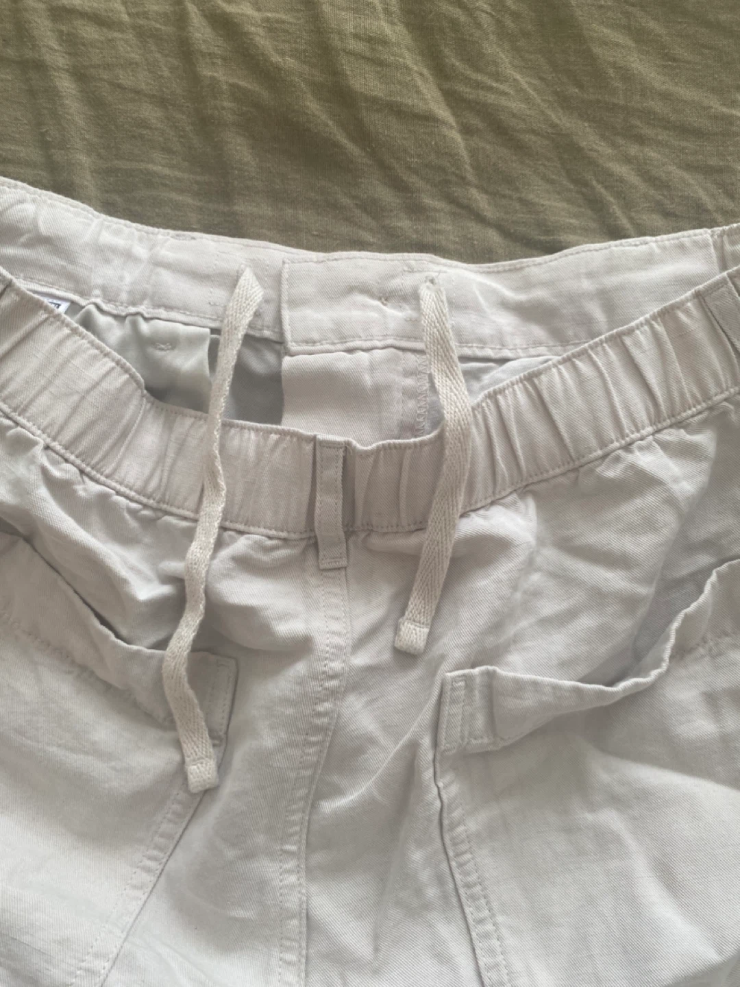 UNIQLO Beige Linen Cotton Shorts - photo 3