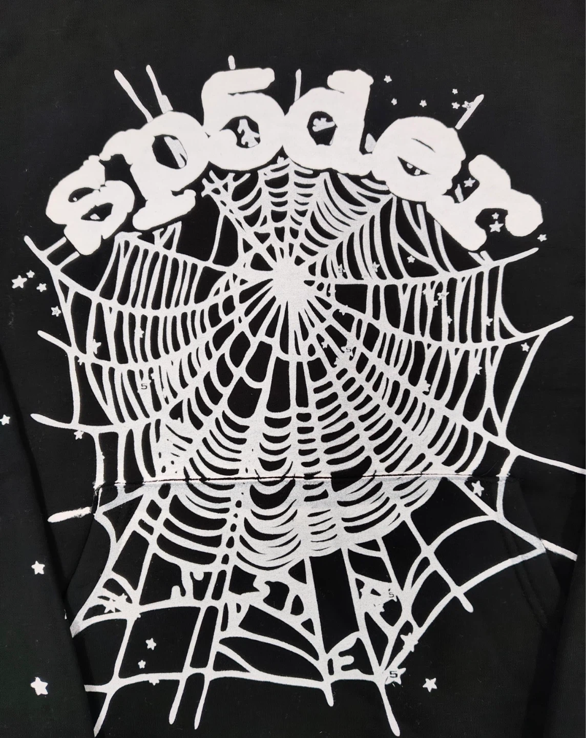 SP5DER WEB BLACK HOODIE