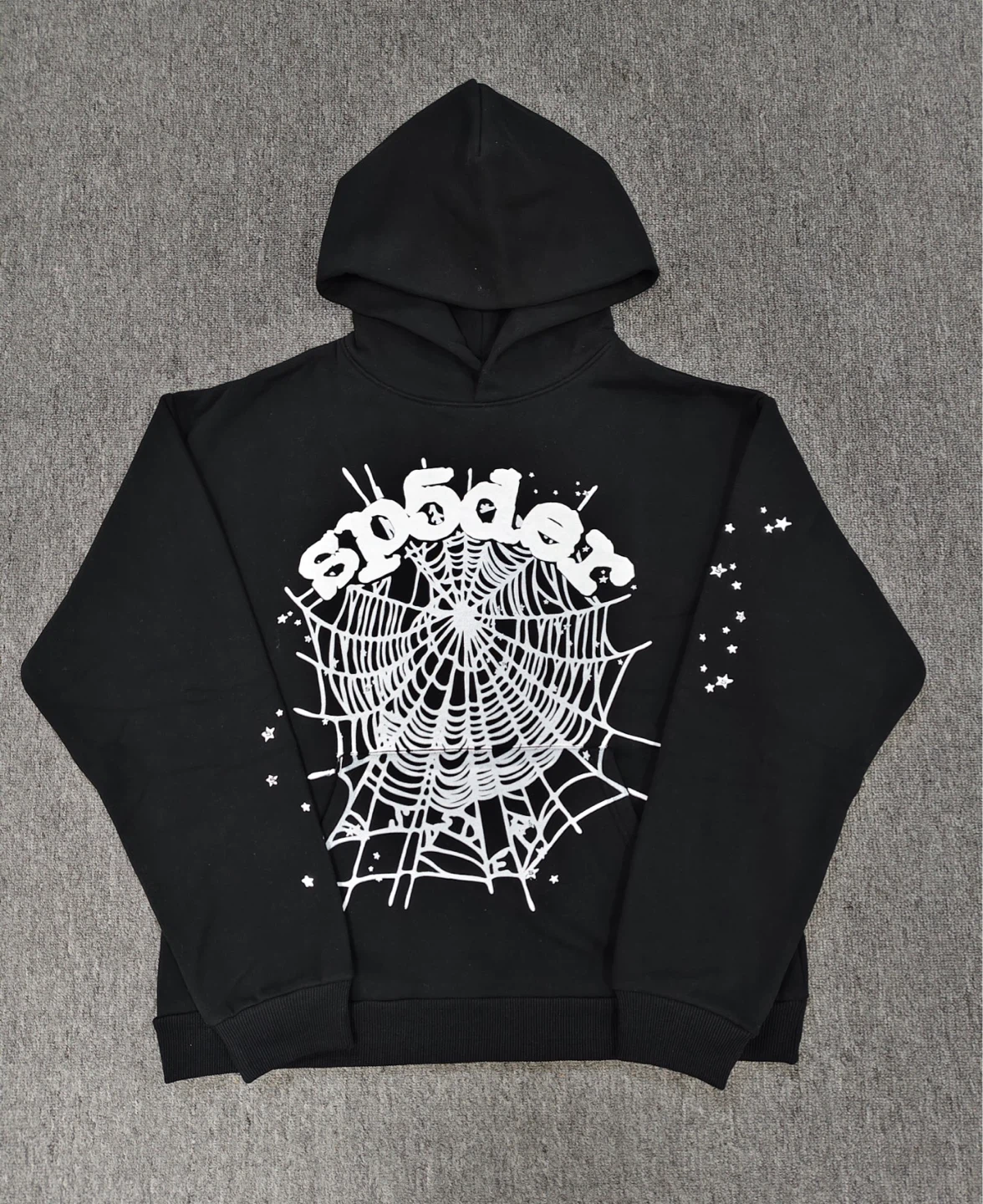 SP5DER WEB BLACK HOODIE - photo 2
