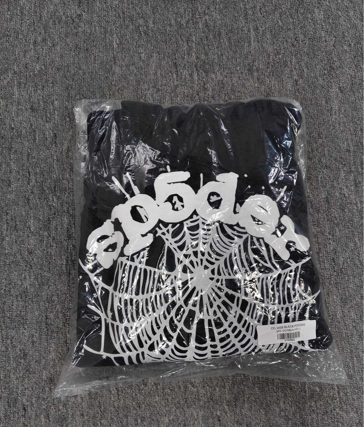 SP5DER WEB BLACK HOODIE - photo 3