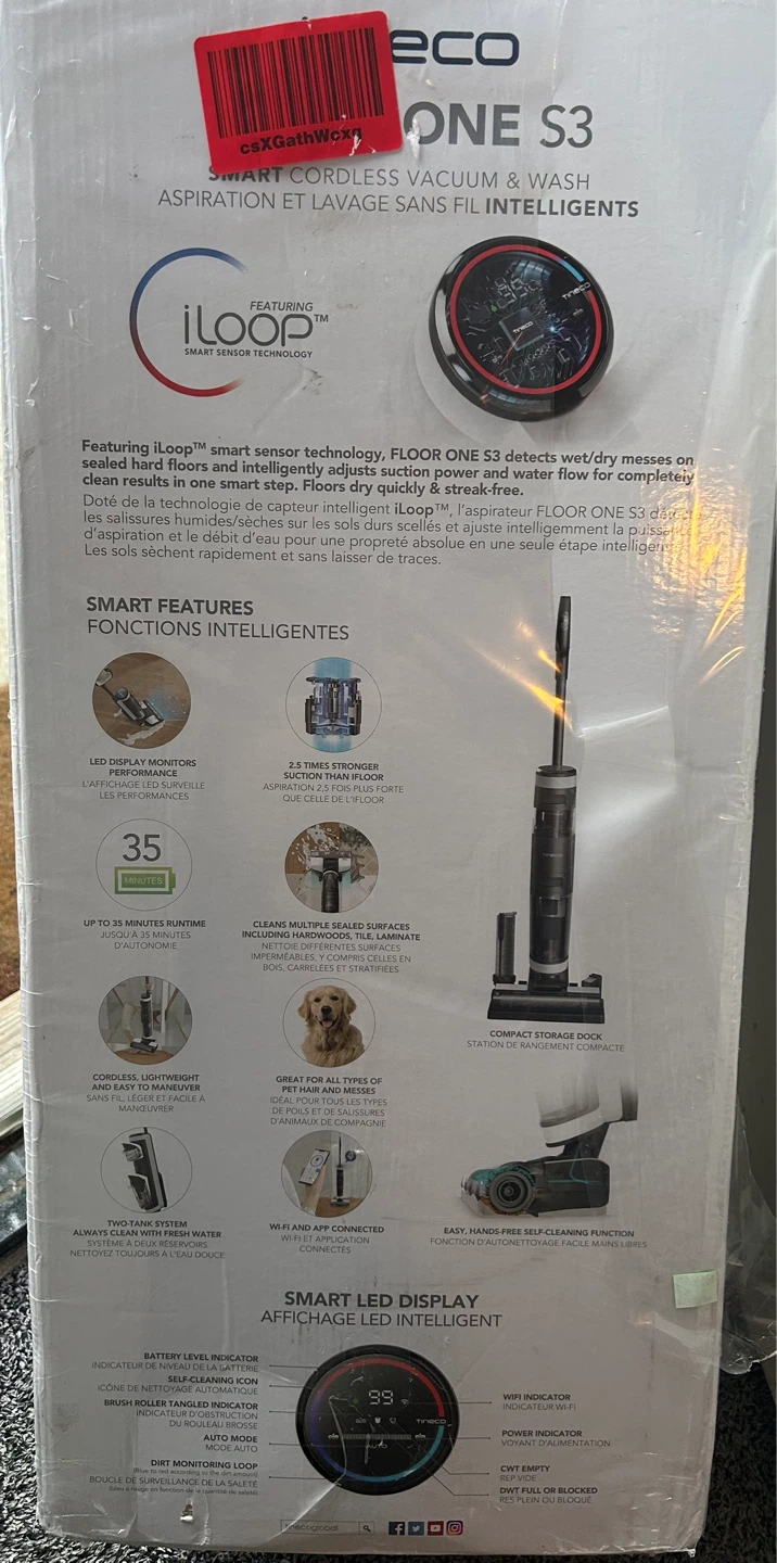 Tineco Floor One S3 Smart Cordless Vacuum & Wash - photo 2