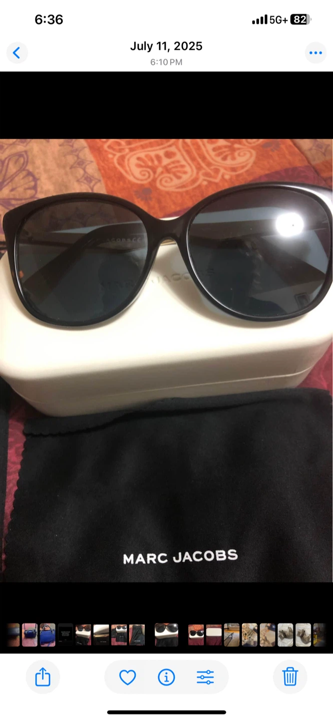 Marc Jacobs Sunglasses with Case and Pouch - photo 4